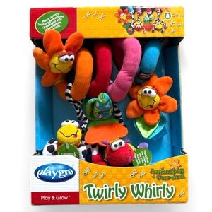 Y2K 2002 Playgro Twirly Whirly Stroller Spiral Toy – Amazing Garden – New in Box